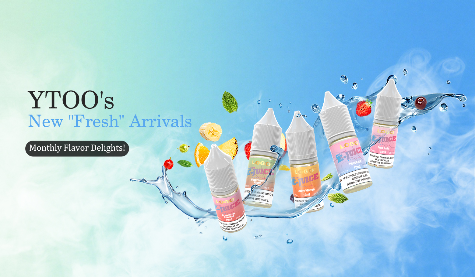 Explore five new fruity e-liquids crafted for vibrant summer satisfaction and global OEM flexibility.